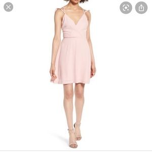 NWT Dust Pink Flutter Dress